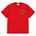 MEN'S SAINT CRYSTAL S/SLV TEE - RED