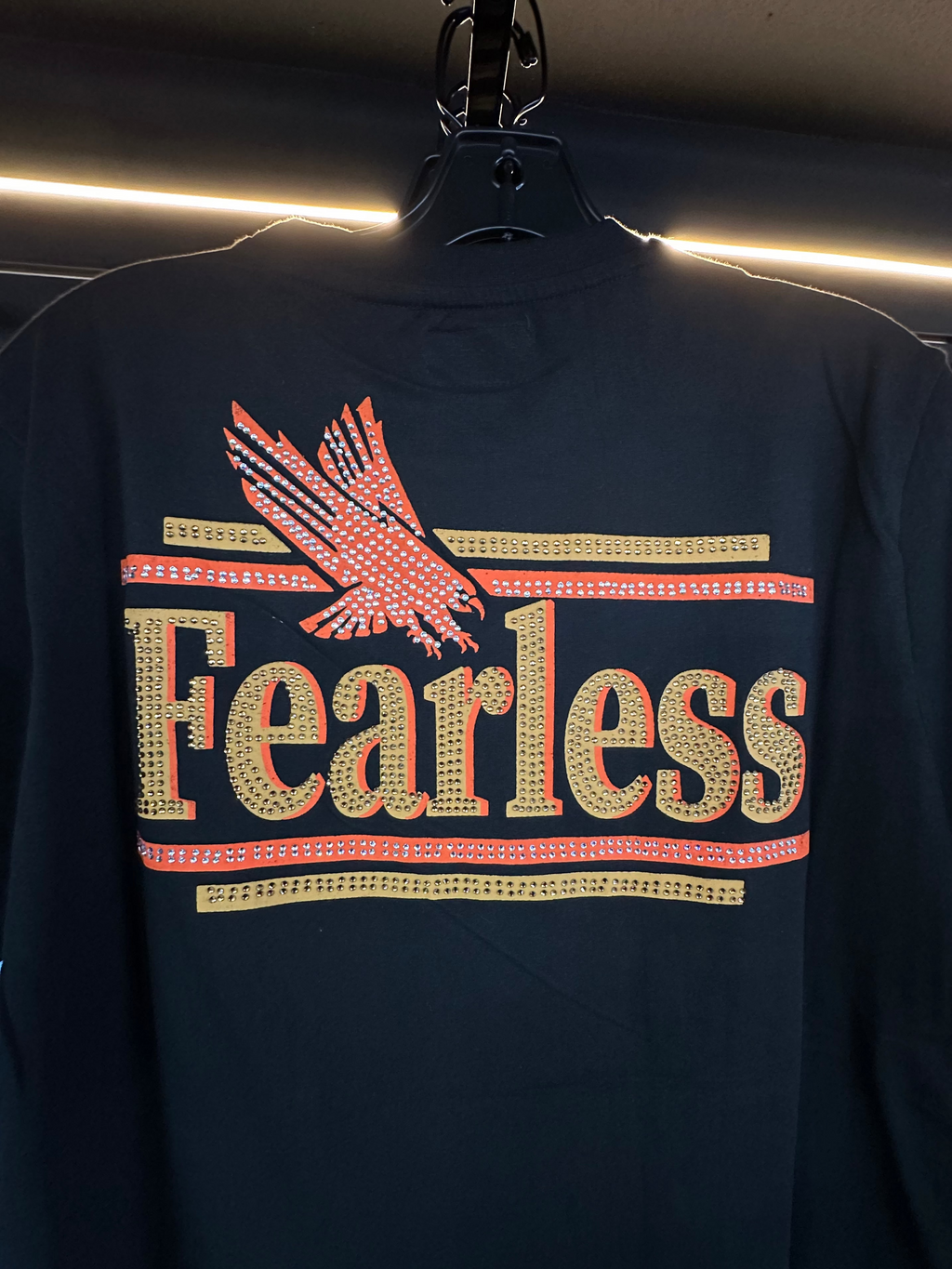 MEN'S FEARLESS S/SLV TEE - BLACK/TIMBER