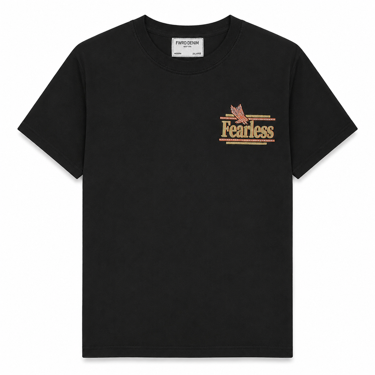 MEN'S FEARLESS S/SLV TEE - BLACK/TIMBER