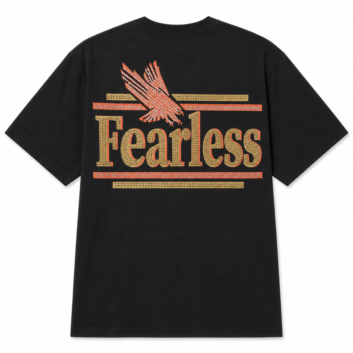 MEN'S FEARLESS S/SLV TEE - BLACK/TIMBER