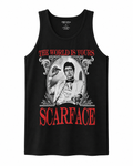 Scarface “The World Is Yours” Graphic Tank – Black