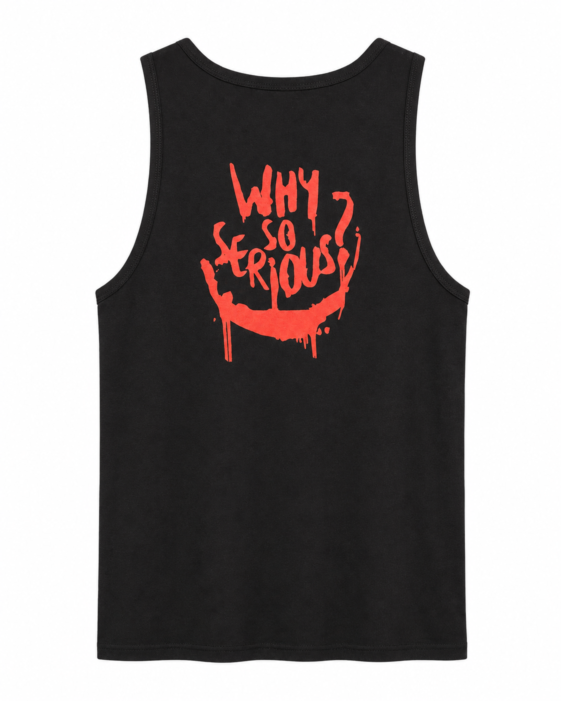 Joker “Why So Serious?” Graphic Tank - Black