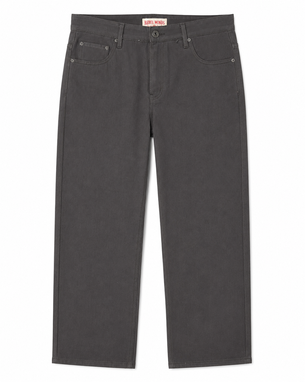 Rebel Minds Relaxed Fit Raw Grey Jeans