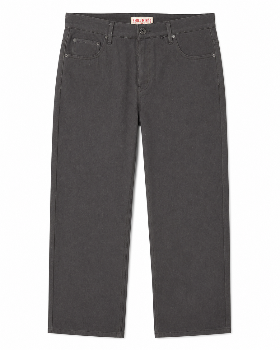 Rebel Minds Relaxed Fit Raw Grey Jeans