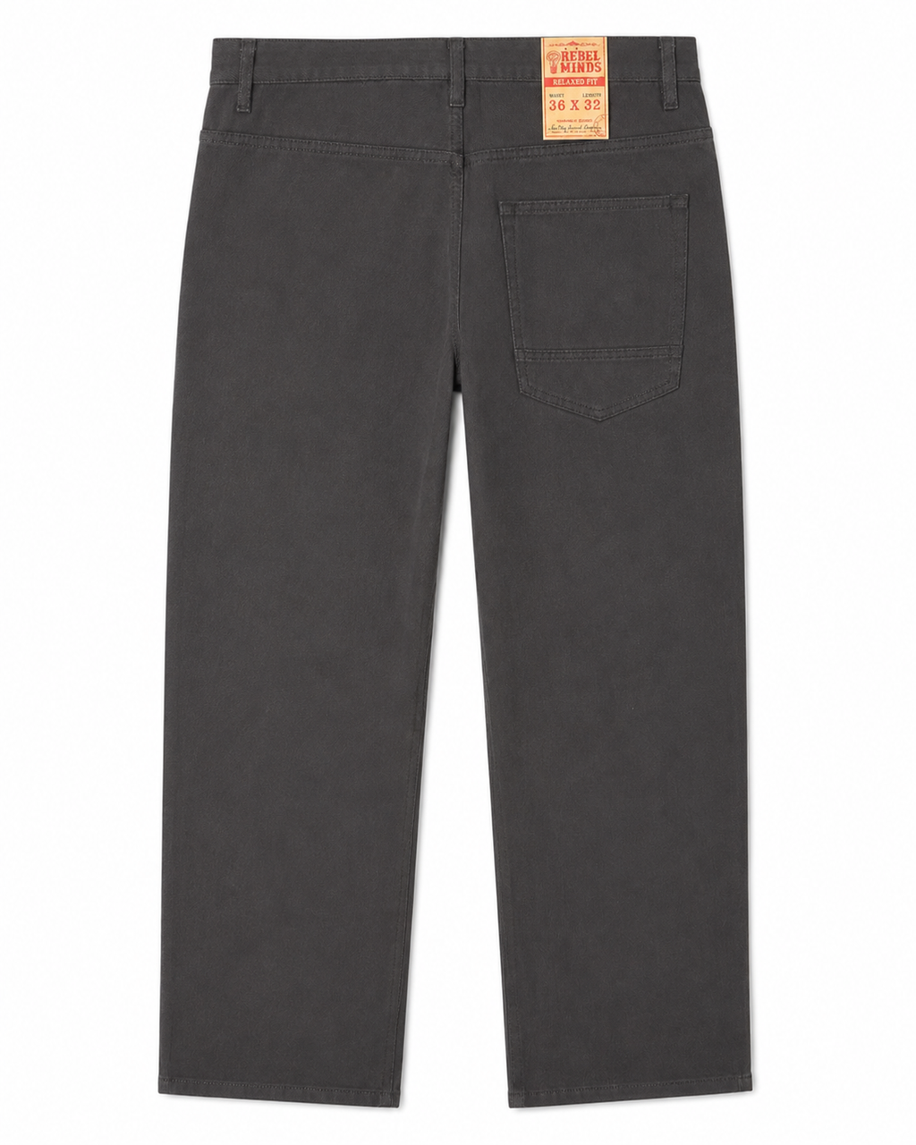 Rebel Minds Relaxed Fit Raw Grey Jeans