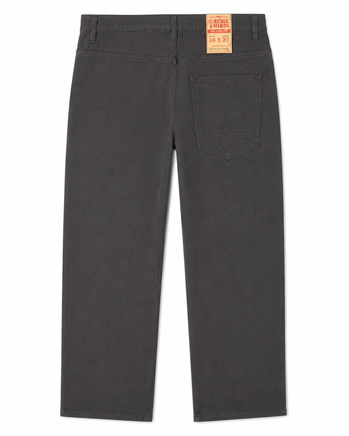 Rebel Minds Relaxed Fit Raw Grey Jeans