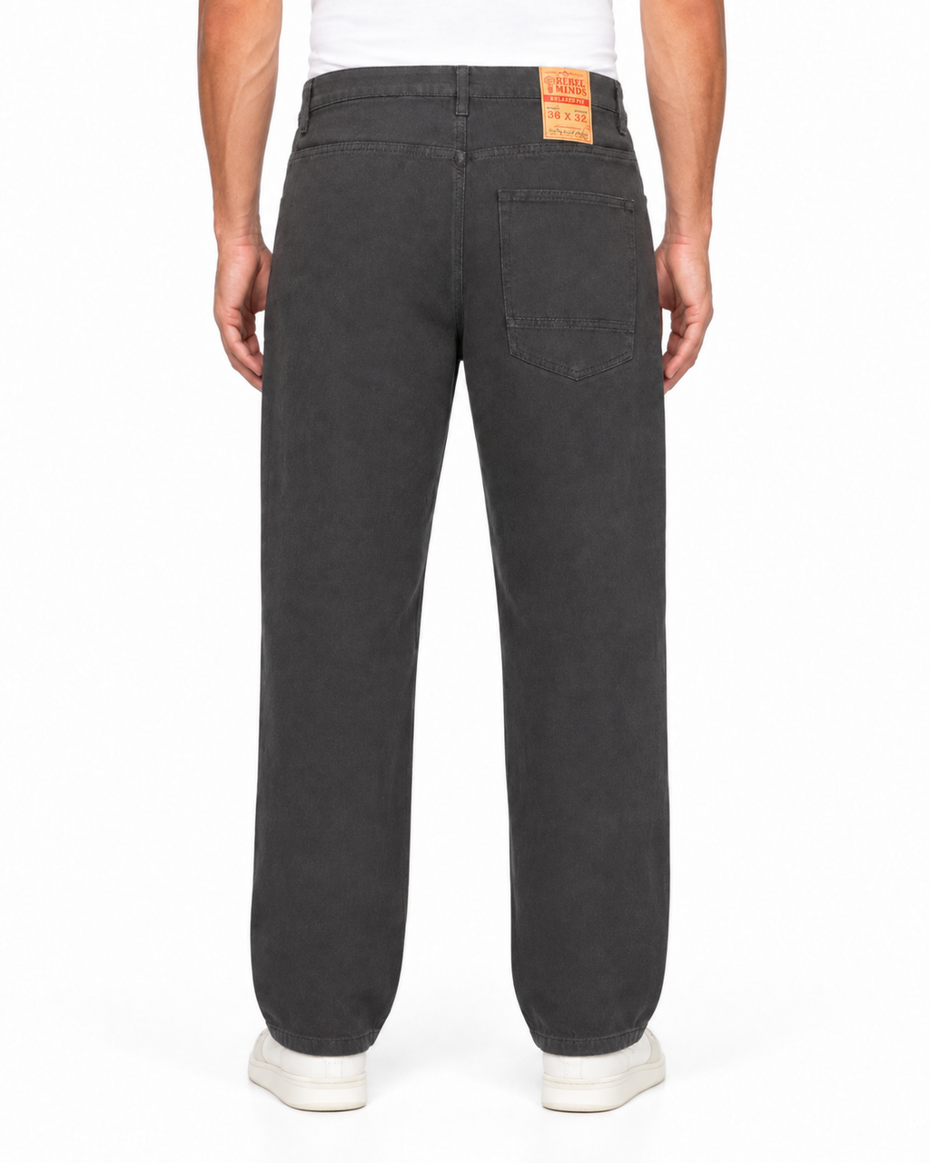 Rebel Minds Relaxed Fit Raw Grey Jeans