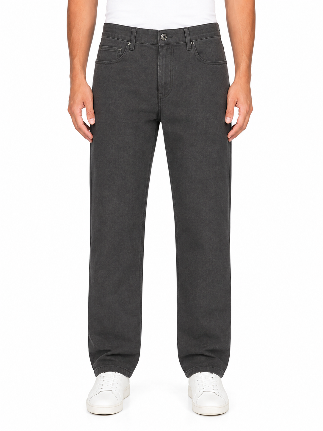 Rebel Minds Relaxed Fit Raw Grey Jeans