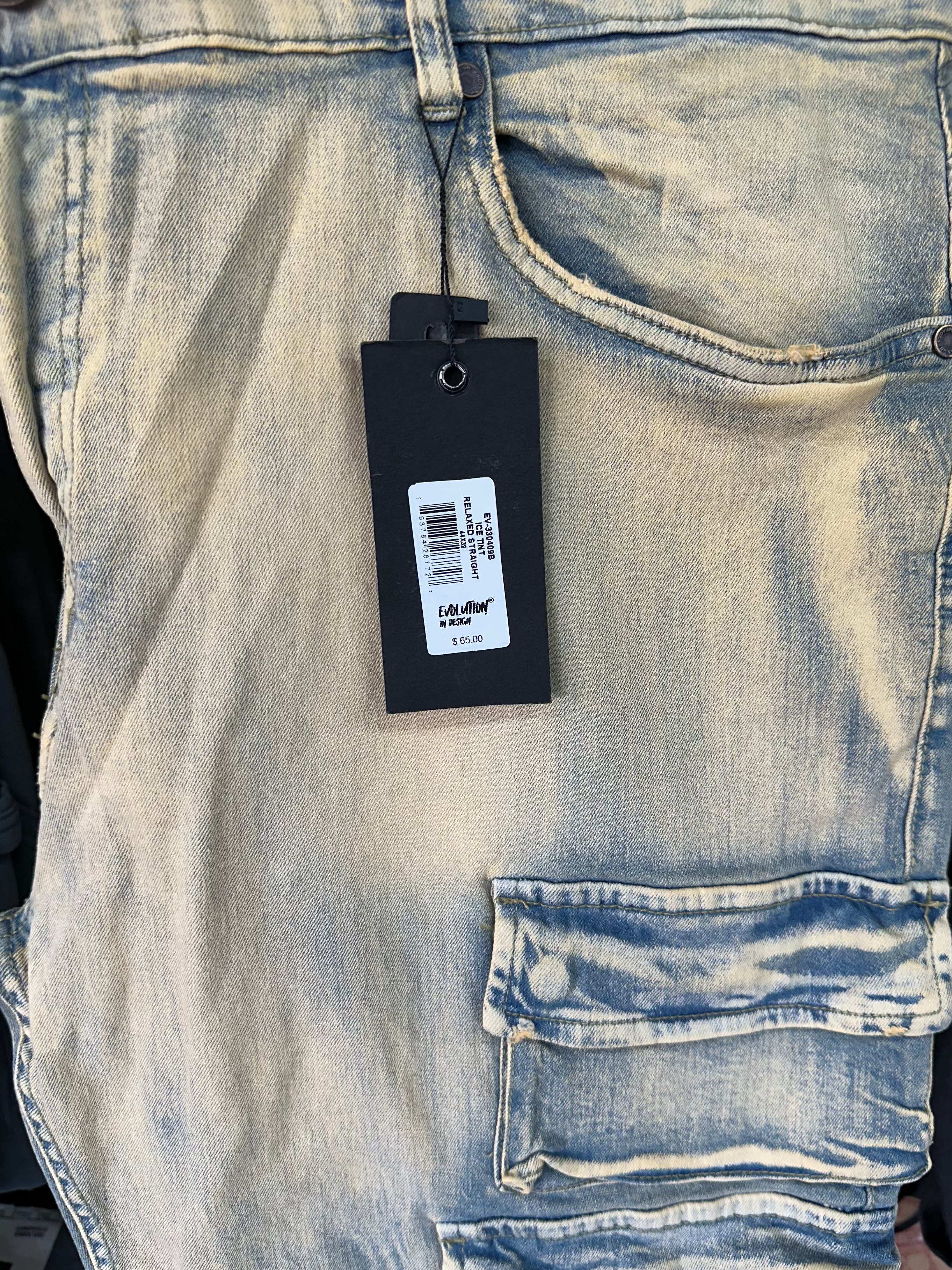 MEN'S STAPLE RELAXED STRAIGHT DENIM PANT COLLECTION - ICE TINT