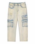 MEN'S STAPLE RELAXED STRAIGHT DENIM PANT COLLECTION - ICE TINT