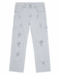 MEN'S DISTRESSED RELAXED TWILL PANT COLLECTION - GREY