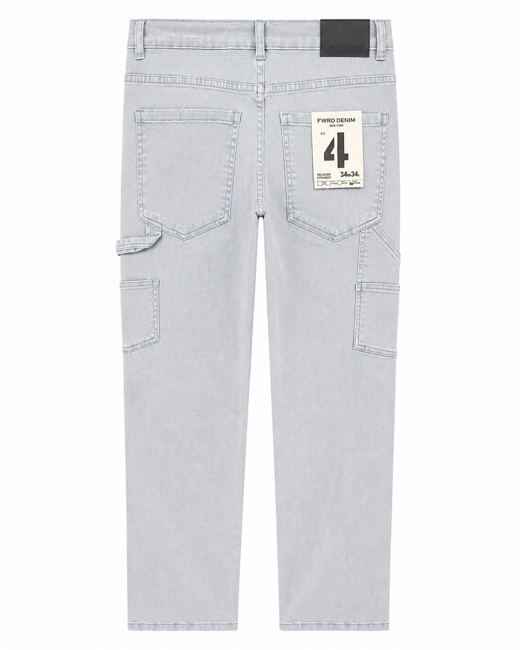 MEN'S DISTRESSED RELAXED TWILL PANT COLLECTION - GREY