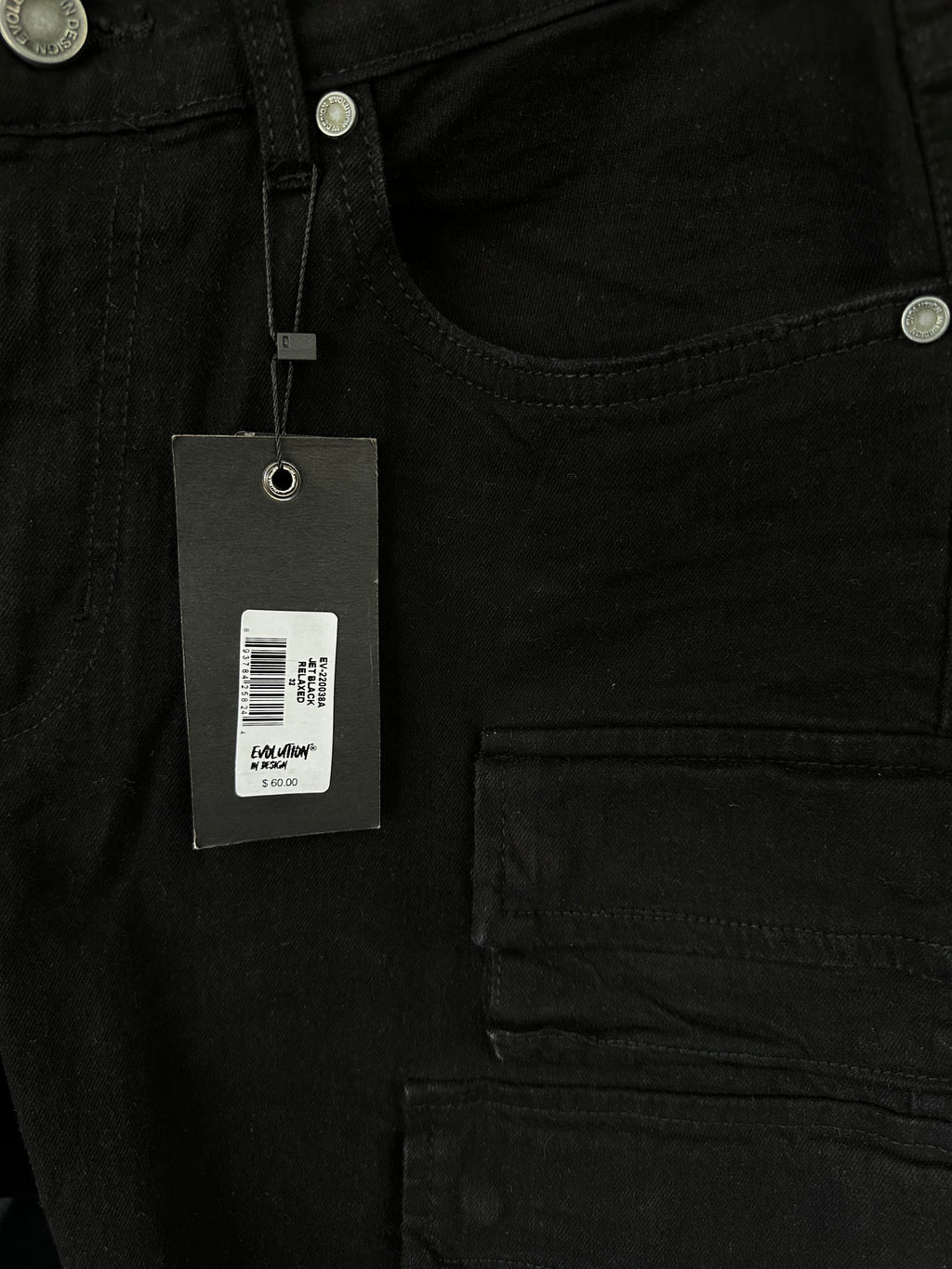MEN'S STAPLE DENIM SHORTS COLLECTION - JET BLACK
