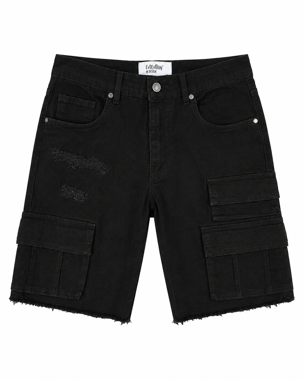 MEN'S STAPLE DENIM SHORTS COLLECTION - JET BLACK