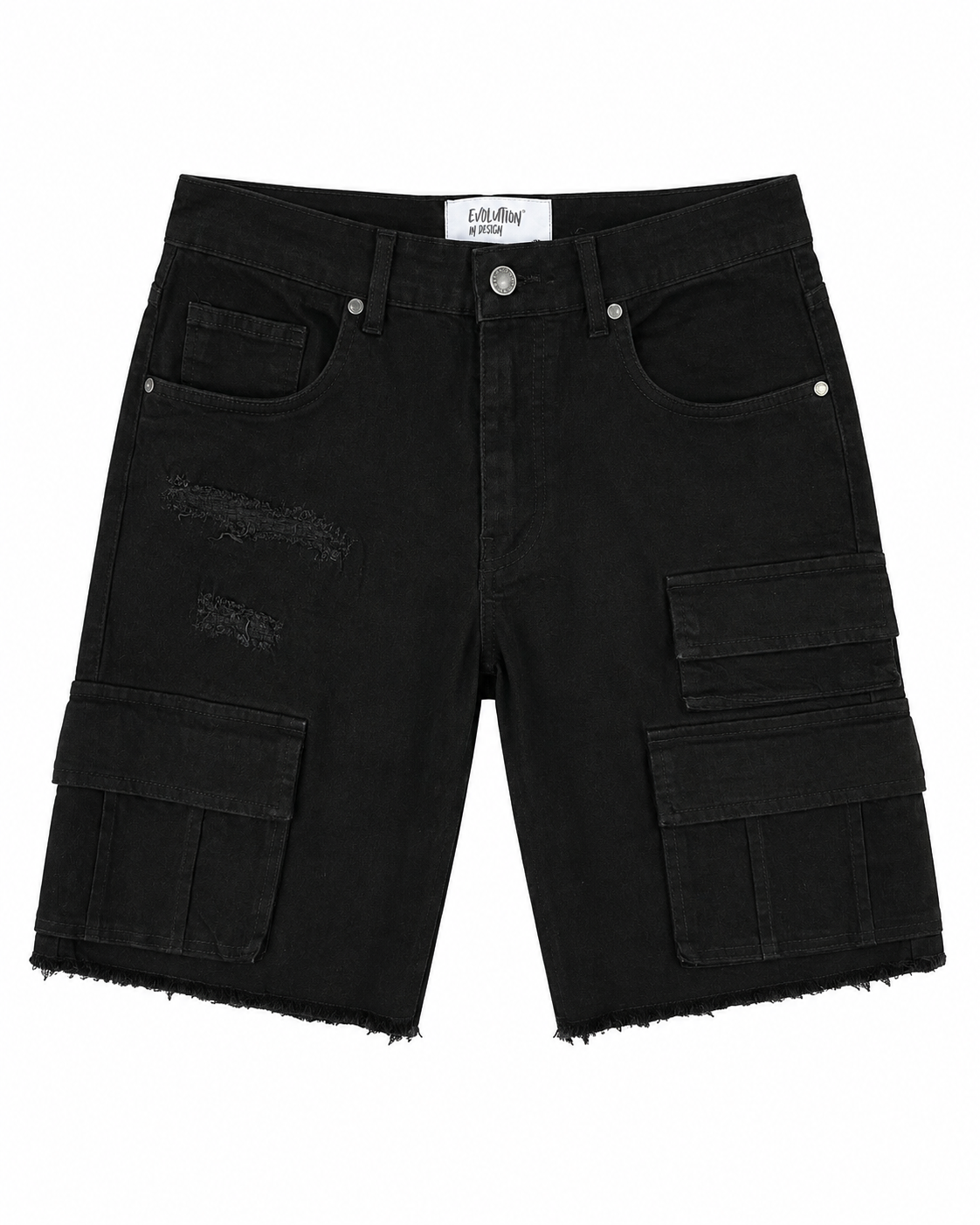 MEN'S STAPLE DENIM SHORTS COLLECTION - JET BLACK