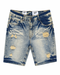 MEN'S CLASSIC BLEACHED DENIM SHORTS COLLECTION - LIGHT TINT