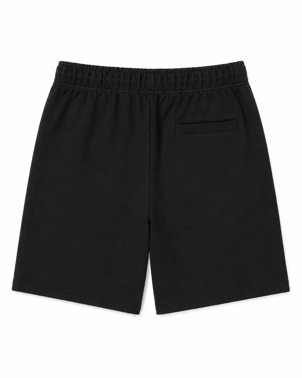 Rebel Minds Saint Embroidered Sweat Shorts – Black