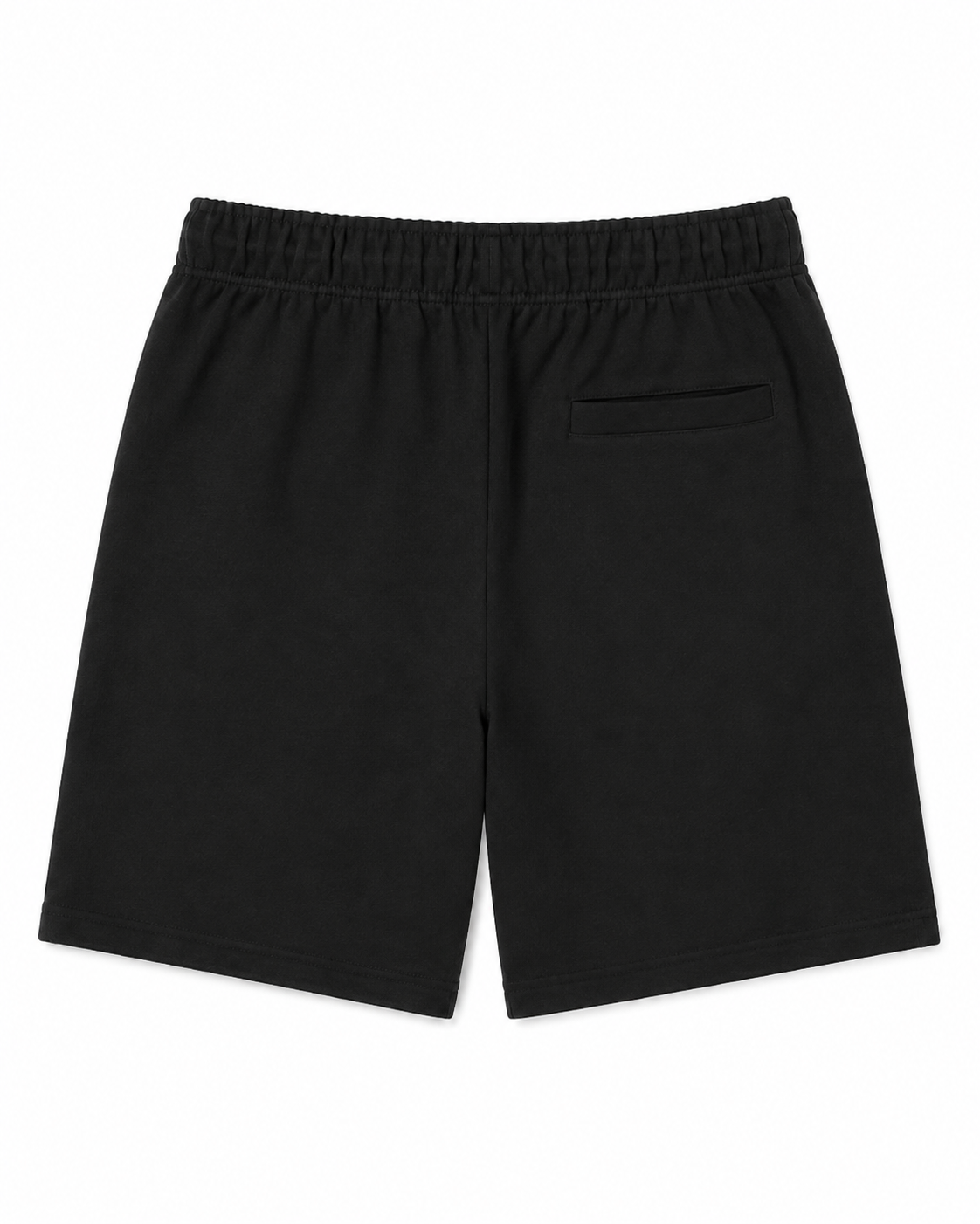 Rebel Minds Saint Embroidered Sweat Shorts – Black