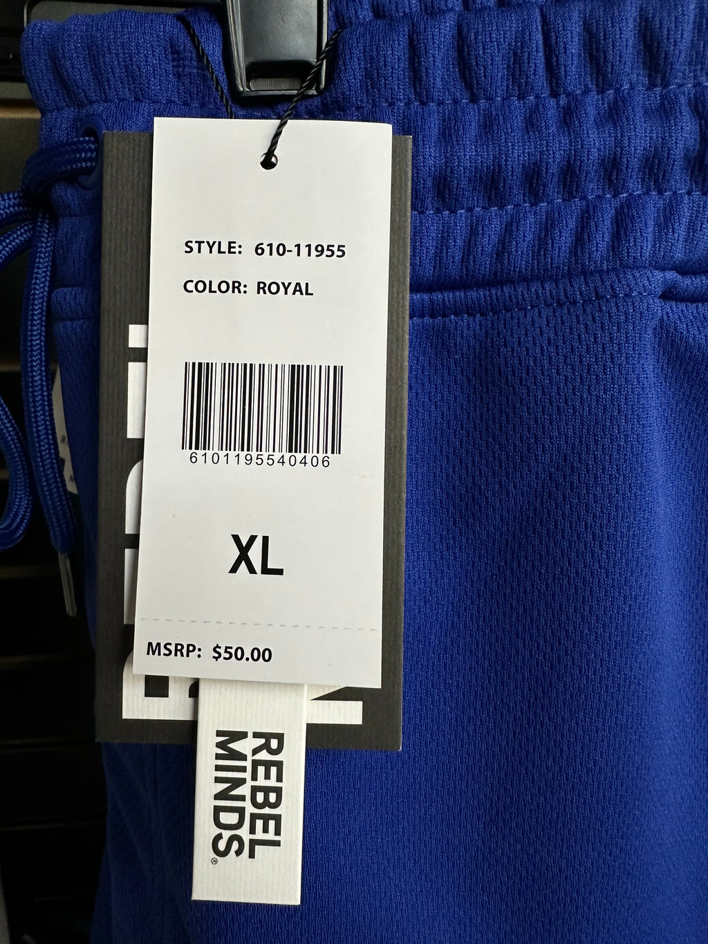 Rebel Minds Legends Original 01 Mesh Shorts – Royal Blue/White