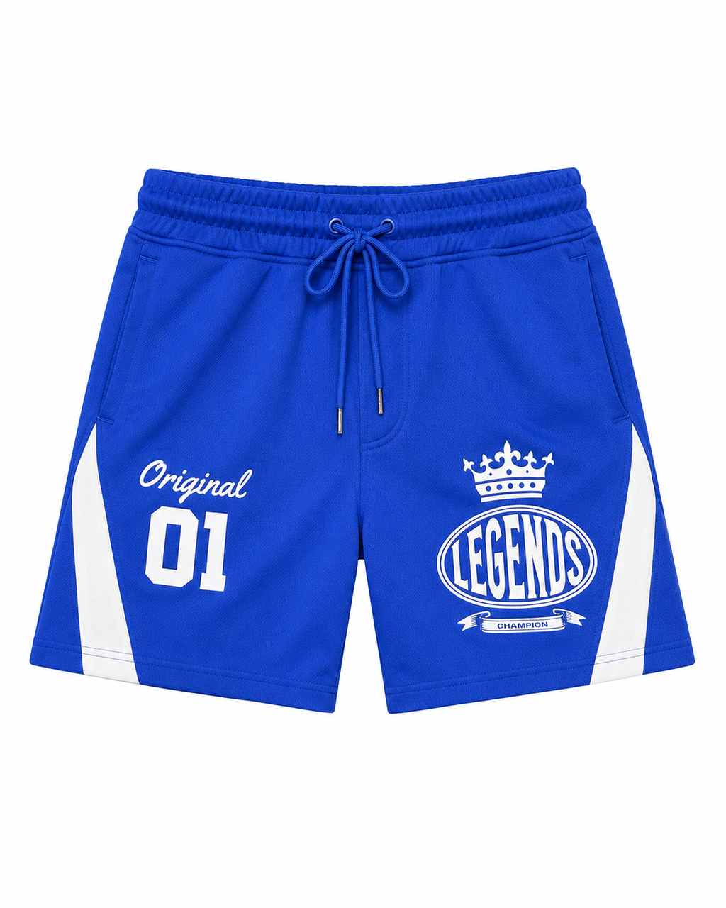 Rebel Minds Legends Original 01 Mesh Shorts – Royal Blue/White