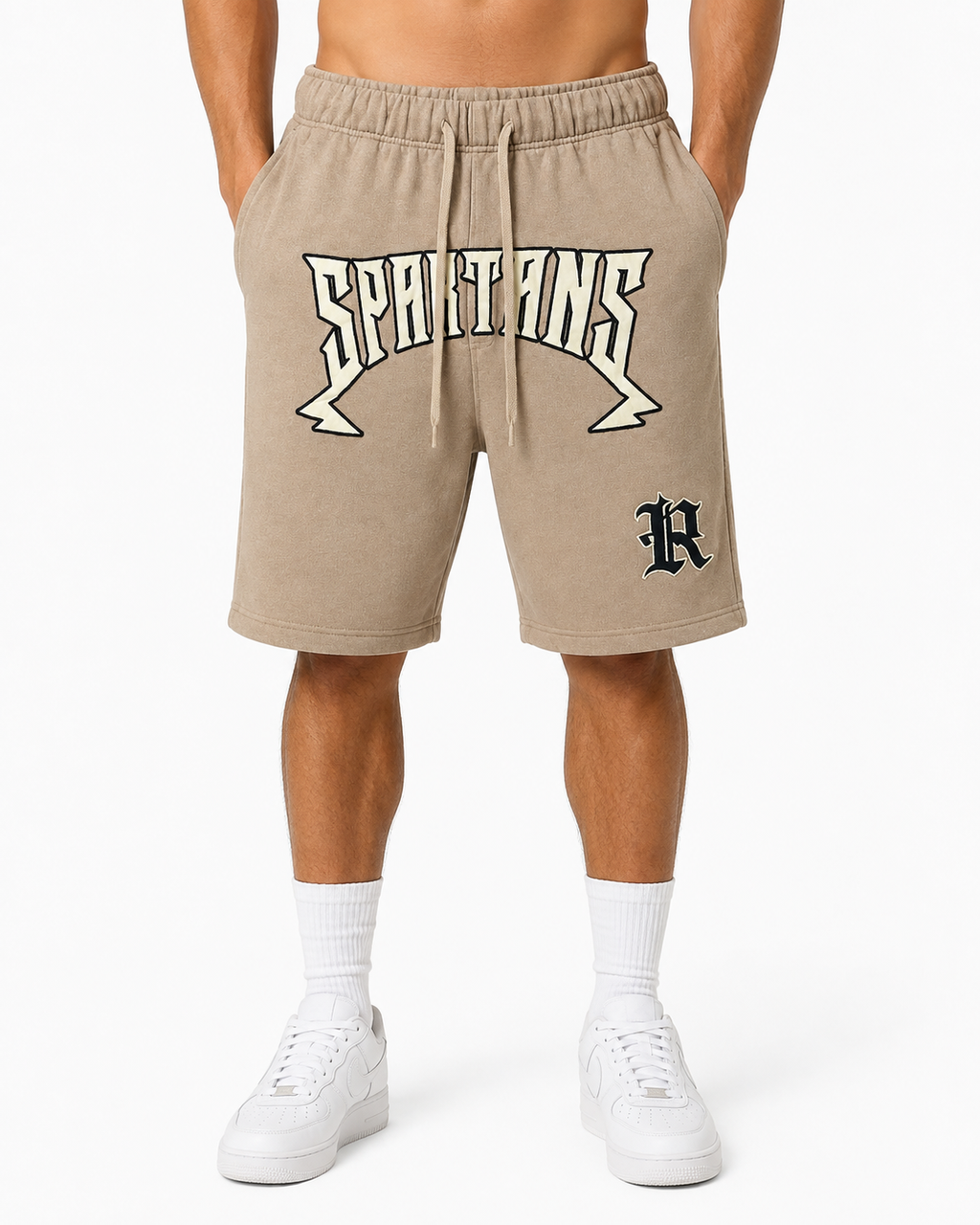 Rebel Minds Spartans Shorts – Tan