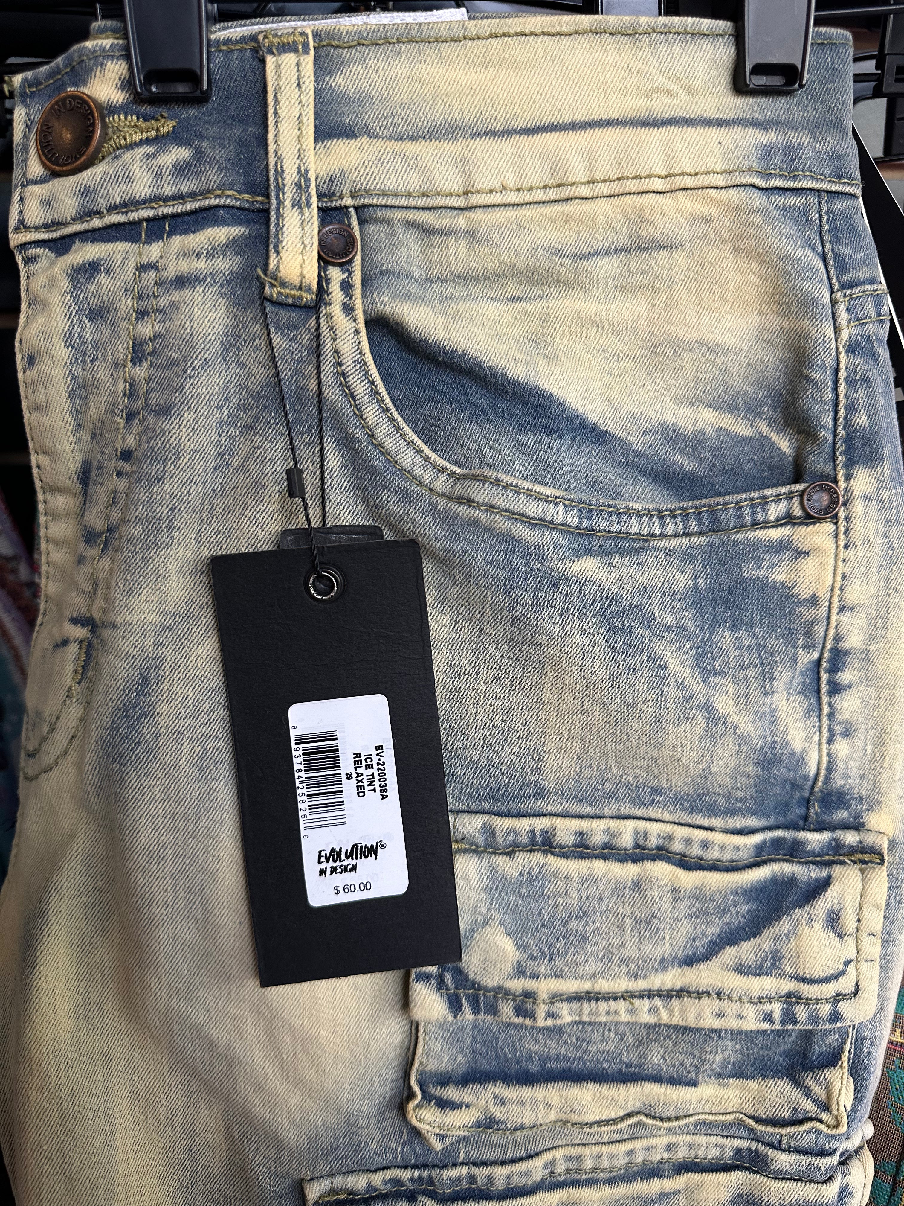 MEN'S STAPLE DENIM SHORTS COLLECTION - ICE TINT